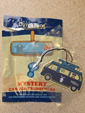 Dutch Bros Coffee Mystery Car Air Freshener DB Van Bubblegum New Sealed 5/26